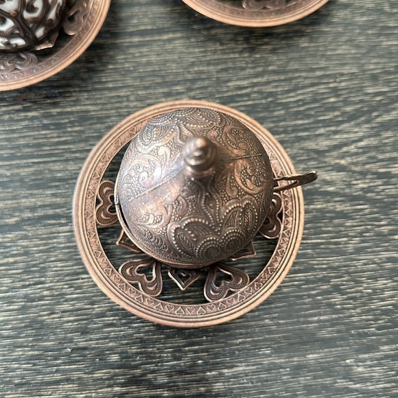 Traditional Ottoman Turkish Coffee set of 2 - Picture 8 of 9